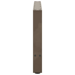 Nogi do stolika kawowego, naturalna stal, 2 szt., 70x(42-43) cm