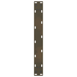 Nogi do stolika kawowego, naturalna stal, 2 szt., 70x(42-43) cm