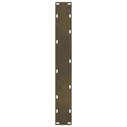 Nogi do stolika kawowego, naturalna stal, 2 szt., 60x(90-91) cm