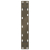 Nogi do stolika kawowego, 2 szt., naturalna stal, 38x(42-43) cm