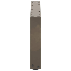 Nogi do stolika kawowego, 2 szt., naturalna stal, 60x(30-31) cm