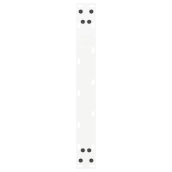 Nogi do stolika kawowego, 2 szt., białe, 50x(42-43) cm, stal