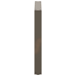 Nogi do stolika kawowego, 2 szt., naturalna stal, 90x(72-73) cm