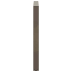Nogi do stolika kawowego 2 szt. naturalna stal 60x(100-101) cm