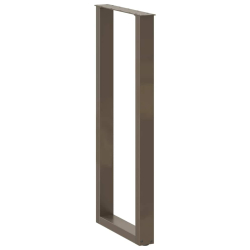 Nogi do stolika kawowego 2 szt. naturalna stal 50x(100-111) cm