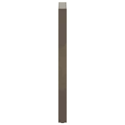 Nogi do stolika kawowego 2 szt. naturalna stal 50x(100-111) cm
