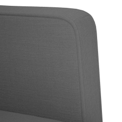 Sofa Fotel z Podłokietnikami Ciemnoszary 53 cm Tkanina