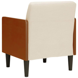 Sofa Fotel z Podłokietnikami 55 cm Len