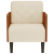 Sofa Fotel z Podłokietnikami 55 cm Len