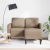 Sofa 2-osobowa z szezlongiem w kształcie litery L Cappuccino
