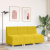 Sofa Fotel Żółty 55 cm Aksamit