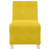 Sofa Fotel Żółty 55 cm Aksamit