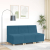 Sofa Fotel Niebieski 55 cm Aksamit