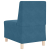 Sofa Fotel Niebieski 55 cm Aksamit