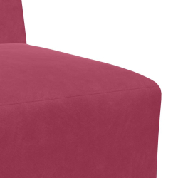 Sofa Fotel Wino Czerwone 55 cm Aksamit