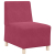 Sofa Fotel Wino Czerwone 55 cm Aksamit