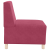 Sofa Fotel Wino Czerwone 55 cm Aksamit