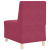 Sofa Fotel Wino Czerwone 55 cm Aksamit