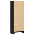 Regał biblioteczny Czarny Dąb 40x24x109 cm Drewno klejone