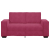 Sofa 2-osobowa, winna czerwień, 120 cm, tapicerowana aksamitem