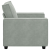 Sofa Fotel Jasnoszary 59 cm Aksamit