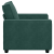 Sofa Fotel Ciemnozielony 59 cm Aksamit