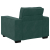 Sofa Fotel Ciemnozielony 59 cm Aksamit