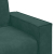 Sofa Fotel Ciemnozielony 59 cm Aksamit