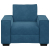 Sofa Fotel Niebieski 59 cm Aksamit