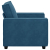 Sofa Fotel Niebieski 59 cm Aksamit