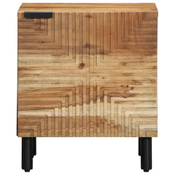 Szafki nocne, 2 szt., 40x33x46 cm, lite drewno akacjowe