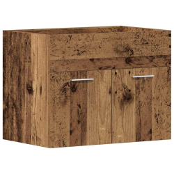 Szafka pod umywalkę łazienkową, stare drewno, 60x38,5x46 cm