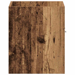 Szafka pod umywalkę łazienkową, stare drewno, 60x38,5x46 cm