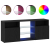 Szafka pod TV z oświetleniem LED, czarny dąb, 120x30x50 cm