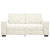 Sofa 2-osobowa, kremowy, 140 cm, tapicerowana aksamitem