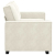 Sofa 2-osobowa, kremowy, 140 cm, tapicerowana aksamitem