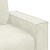 Sofa 2-osobowa, kremowy, 140 cm, tapicerowana aksamitem