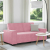 Sofa 2-osobowa, różowy, 140 cm, tapicerowana aksamitem
