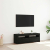 Szafka pod TV z oświetleniem LED, czarny dąb, 120x35x40 cm
