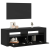 Szafka pod TV z oświetleniem LED, czarny dąb, 120x35x40 cm