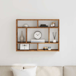 Półka ścienna, stare drewno 75x16x55cm, materiał drewnopochodny