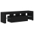 Szafka pod TV z oświetleniem LED, czarny dąb, 140x36,5x40 cm