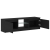Szafka pod TV z oświetleniem LED, czarny dąb, 120x30x36 cm