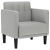 Sofa Fotel z Podłokietnikami Cloud Grey 53 cm Tkanina
