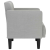 Sofa Fotel z Podłokietnikami Cloud Grey 53 cm Tkanina