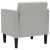 Sofa Fotel z Podłokietnikami Cloud Grey 53 cm Tkanina