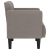 Sofa Fotel z Podłokietnikami Taupe 53 cm Tkanina