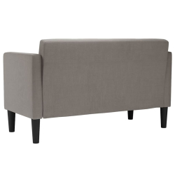 Sofa dwuosobowa Taupe 111 cm Tkanina
