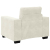 Sofa Fotel Kremowy 59 cm Aksamit