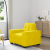 Sofa Fotel Żółty 59 cm Aksamit